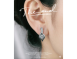靈動曲線鋯石耳針